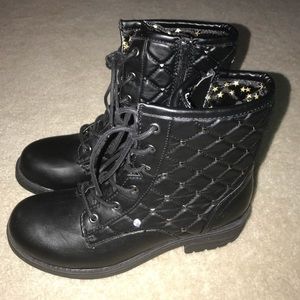Vera Wang combat boots